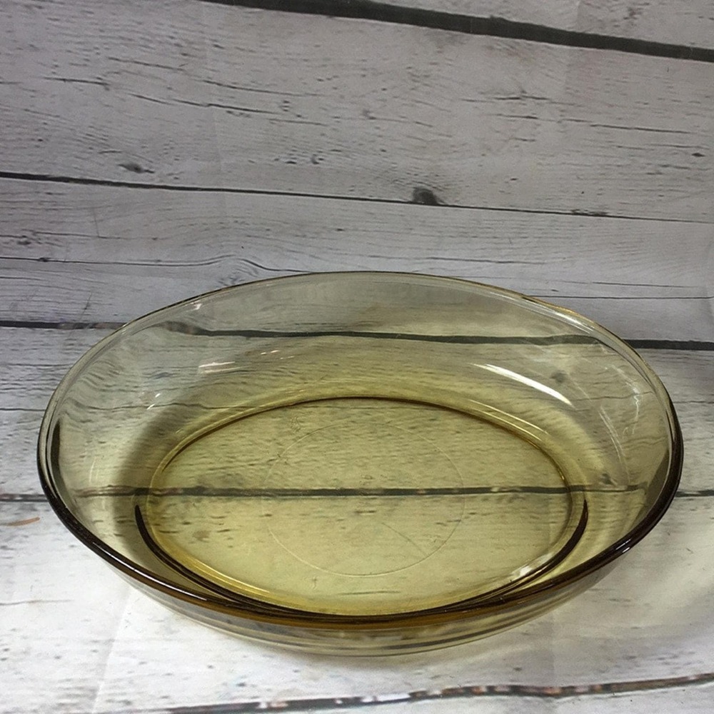 FORTECRISA Vintage Yellow 10" Oval Bowl Vegetable Dish Made in Mexico